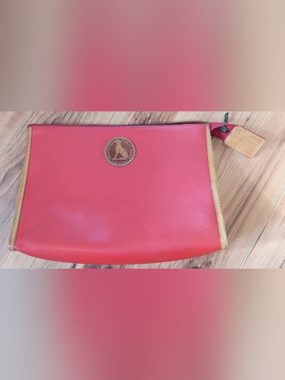 Red Francois Marot Paris Clutch